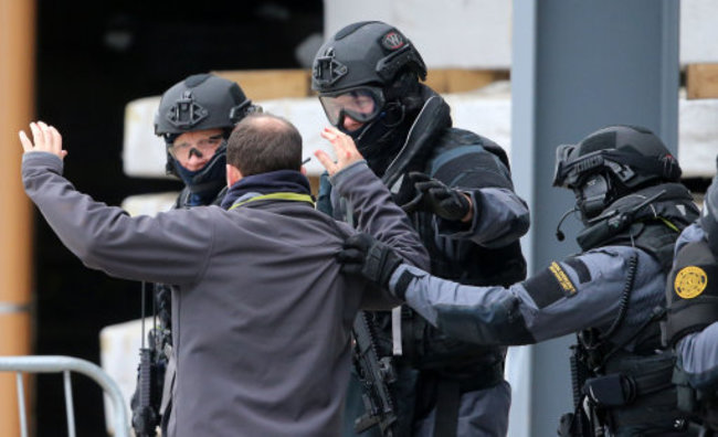 Garda training exercise