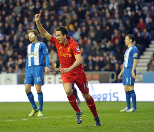 Soccer - Barclays Premier League - Wigan Athletic v Liverpool - DW Stadium