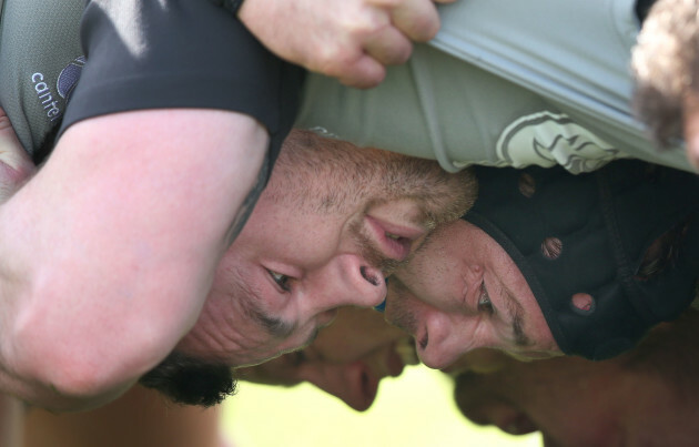 Cian Healy and Mike Ross