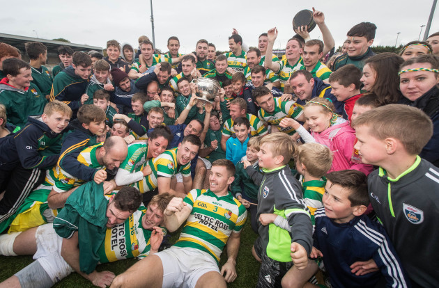 Carbery Rangers celebrate with the trophy