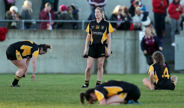 Sile O'Callaghan dejected at the final whistle