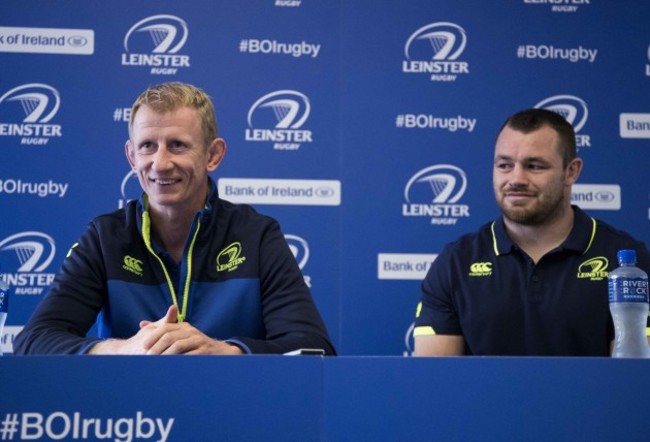 Leo Cullen and Cian Healy