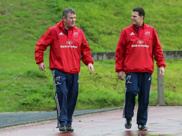 Anthony Foley with Rassie Erasmus