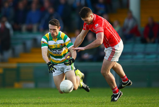 John O&rsquo;Dwyer tackles John O&rsquo;Rourke