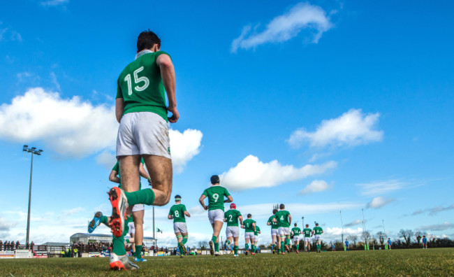 Conor Nash takes to the field