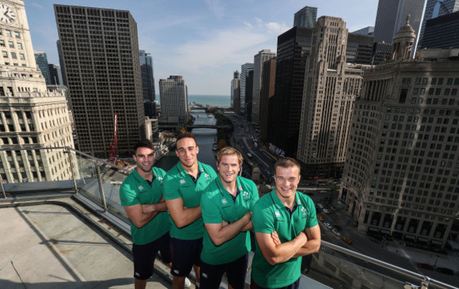 Conor Murray, Ultan Dillane, Jamie Heaslip and Josh van der Flier