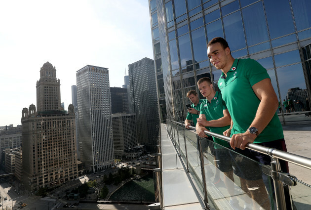 Ultan Dillane, Josh van der Flier and Jamie Heaslip