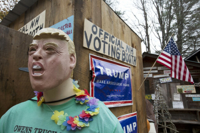 Outhouse Voting Booth