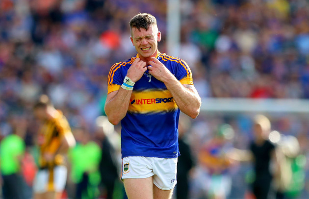 Padraic Maher celebrates after the game