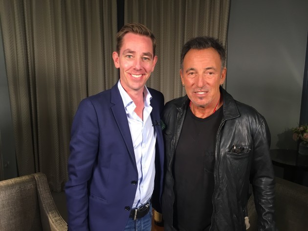 Ryan Tubridy and Bruce Springsteen