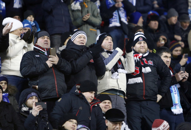 Dundalk fans at the game