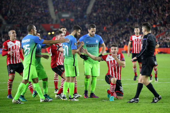 Southampton v Inter Milan - UEFA Europa League - Group K - St Mary's Stadium