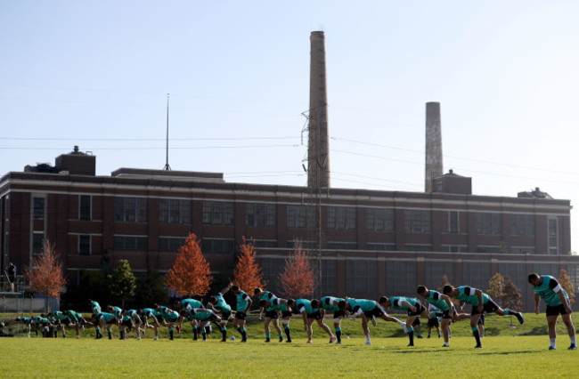 A view of training