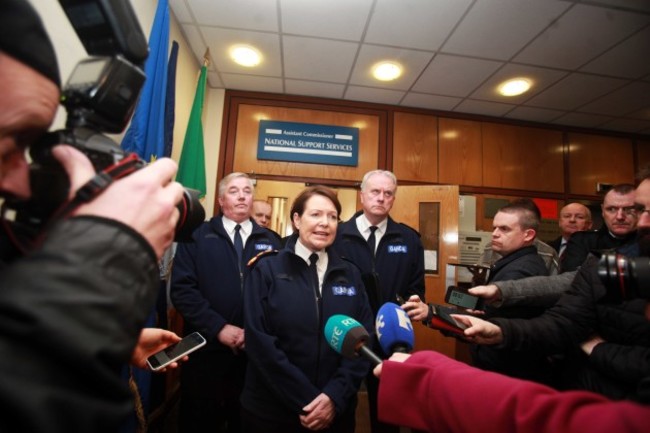 3/11/2016. Garda Strike. Garda Commissioner Noirin