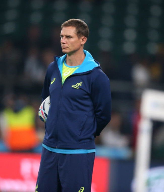 AustraliaÕs assistant coach Stephen Larkham