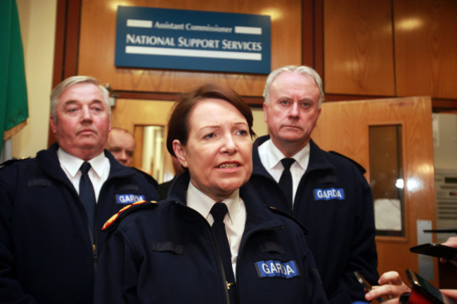 3/11/2016. Garda Strike. Garda Commissioner Noirin