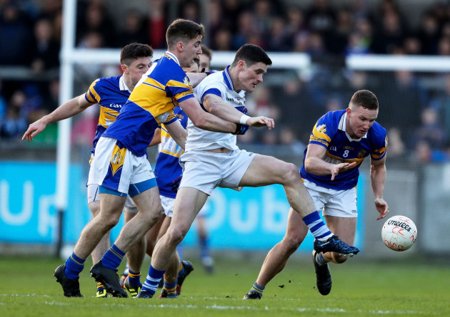Diarmuid Connolly is tackled by Ciaran Kilkenny