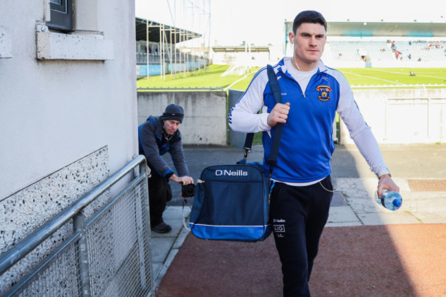 Diarmuid Connolly arrives for the game