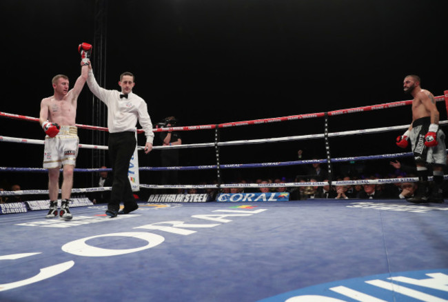 Paddy Barnes did declared the winner