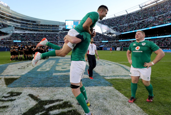 Conor Murray celebrates winning