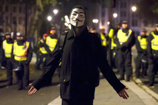 Anonymous Million Mask March