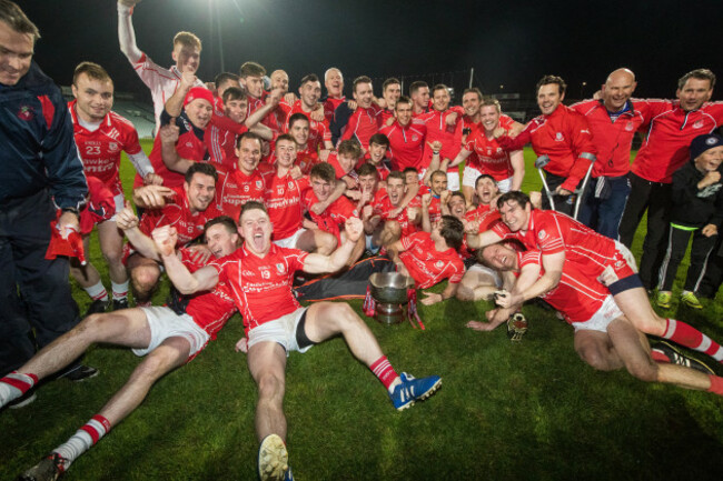 Monaleen celebrate winning The Limerick Senior Club Football Championship