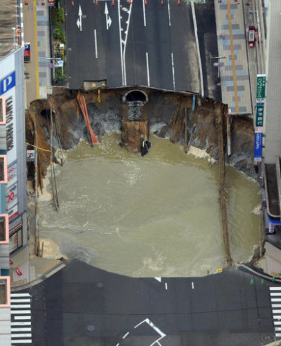 Japan Sinkhole