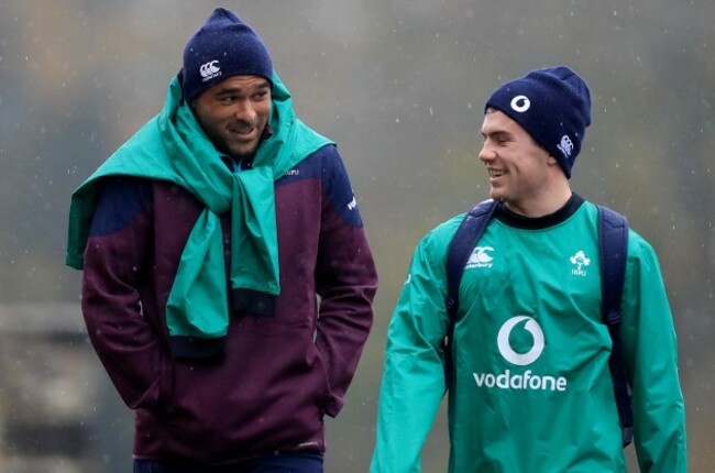 Simon Zebo and Luke McGrath