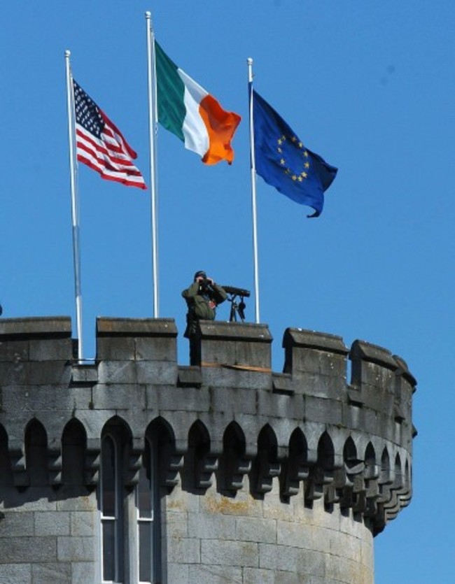 President Bush visit to Ireland