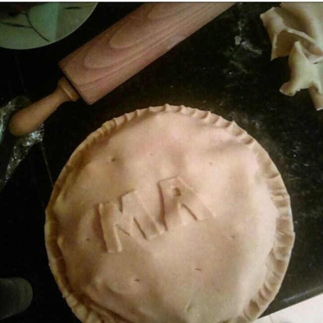 The ultimate Irish apple tart for my mammy ready for the oven