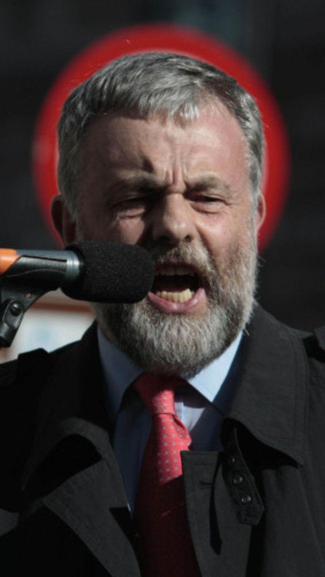 Irish Trade Union protest