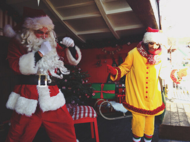 Santa. Boxing. #Photography