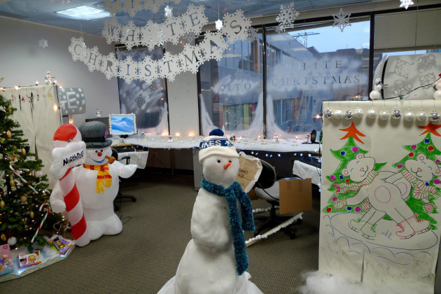 Office Christmas decorating contest
