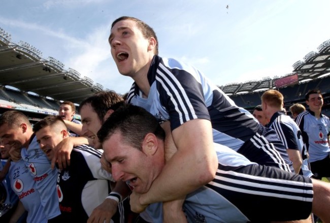 Paul Ryan and Niall Corcoran celebrate