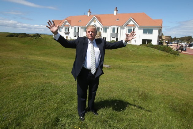 Donald Trump visits Turnberry