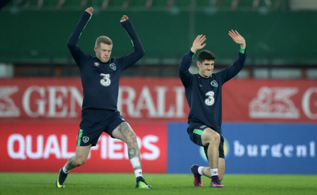 James McClean ansd Callaum O'Dowda