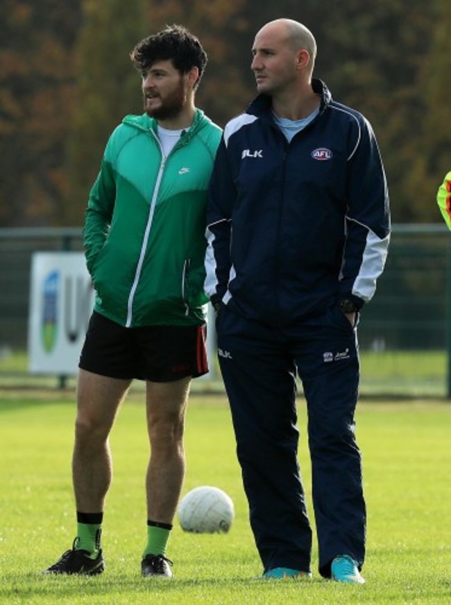 Tadhg Kennelly and Marty Clarke