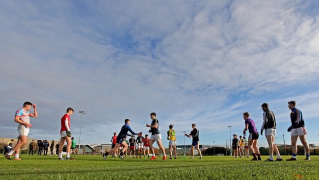 A general view of the training session