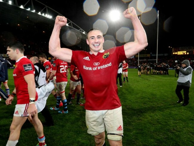 Robin Copeland celebrates winning