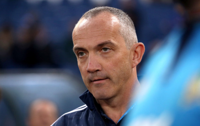 Italy's head coach Conor O'Shea