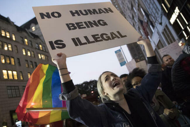Trump Protests New York