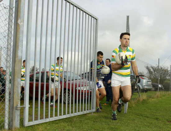 James Fitzpatrick makes his way to the pitch