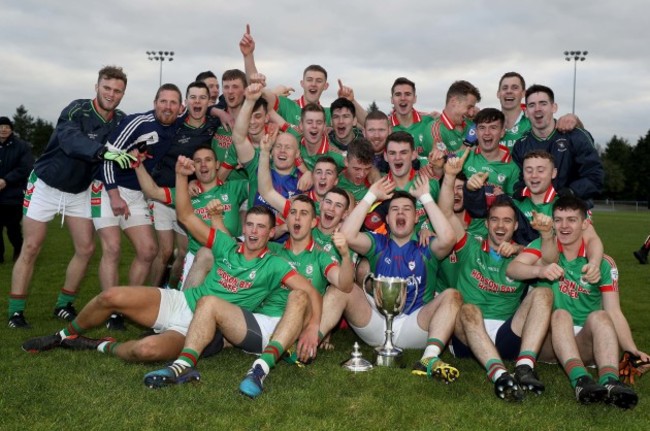 The St. Brigid's team celebrate