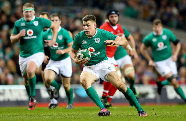 Garry Ringrose makes s break