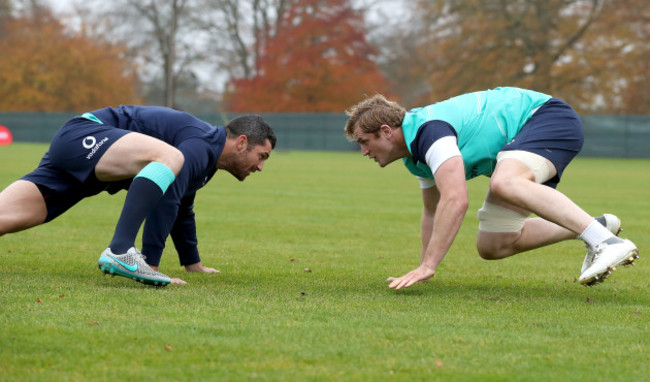 Rob Kearney and Jamie Heaslip