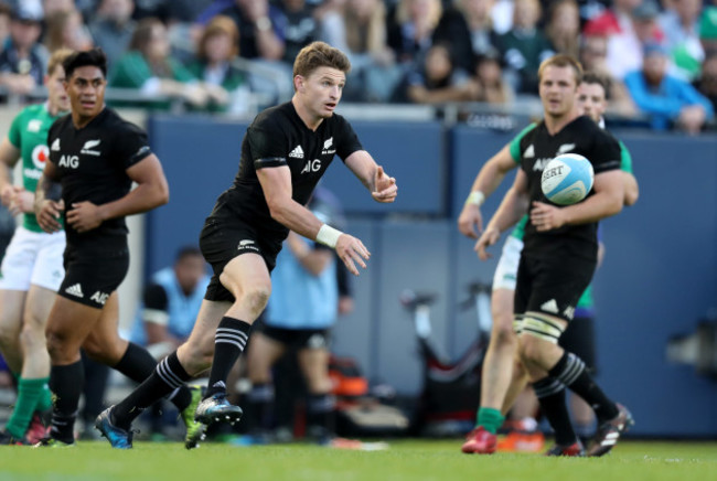 New Zealand All Blacks’s Beauden Barrett