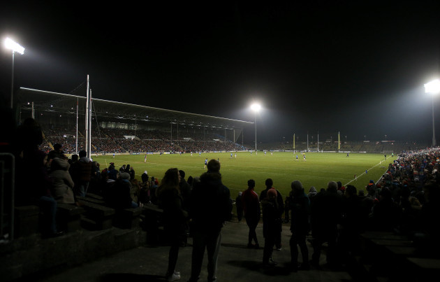 A general view of the large crowd at McHale Park