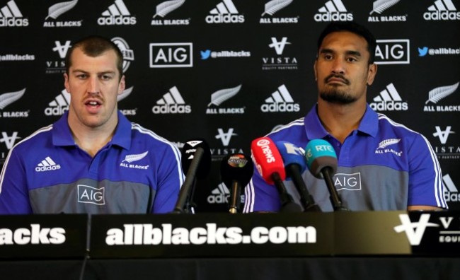 Brodie Retallick and Jerome Kaino