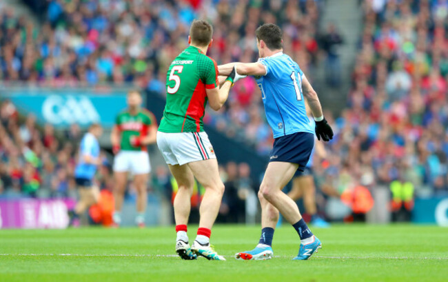 Lee Keegan and Diarmuid Connolly