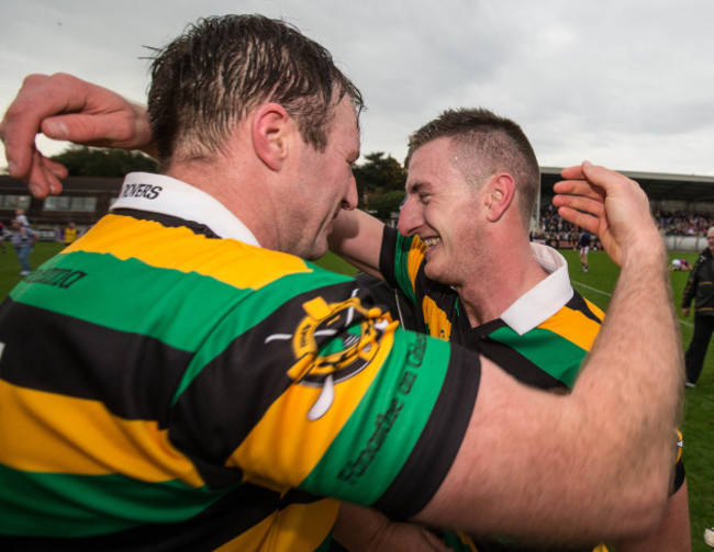 Graham Callanan celebrates with Patrick Cronin